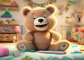 幼儿故事绘本小熊不刷牙 幼儿园绘本故事小熊不刷牙