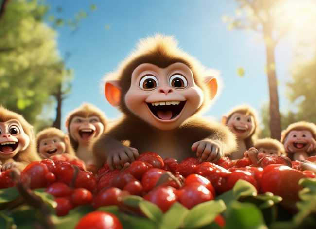 儿童搞笑的故事小猴子吃西瓜；小猴子吃西瓜的故事原文