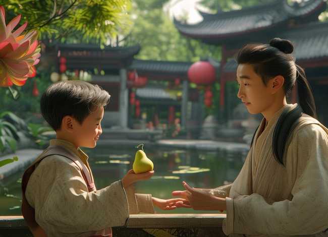 孔融让梨的故事原文；孔融让梨的故事原文注音版