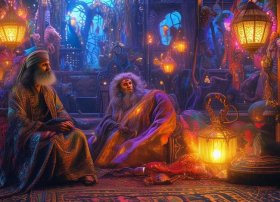 讲一个童话故事语音版的；一千零一夜童话故事语音版