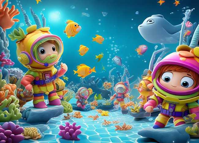 儿童故事3-6岁海底小纵队完整版，幼儿睡前故事语音海底小纵队