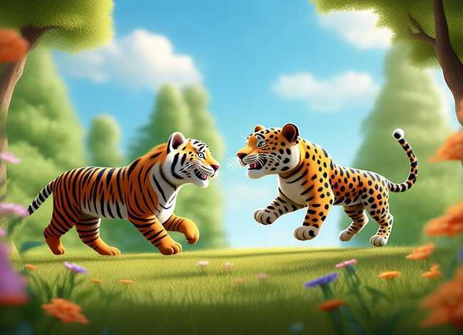 老虎和豹子的儿童故事、老虎和豹子的故事明白什么道理 老虎和豹子的儿童故事、老虎和豹子的故事明白什么道理