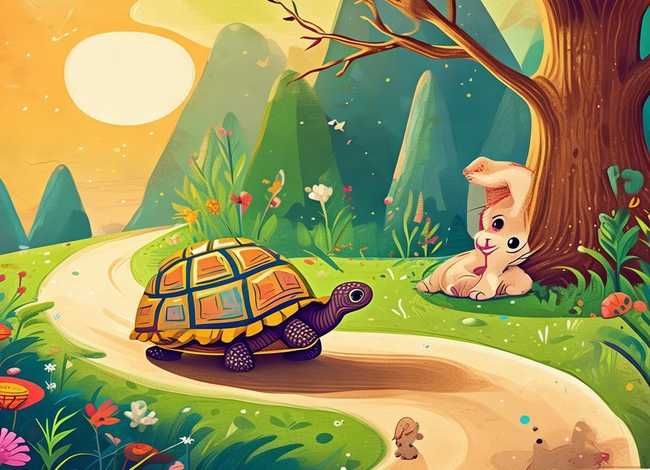 少儿故事大全 睡前故事龟兔赛跑（少儿故事大全 睡前故事龟兔赛跑在线听）