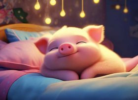 儿童睡前故事小猪胖乎乎，幼儿故事小猪胖胖