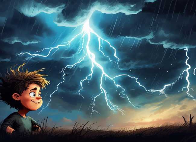 闪电和雷的小学生故事;闪电和雷的小学生故事图片 闪电和雷的小学生故事;闪电和雷的小学生故事图片