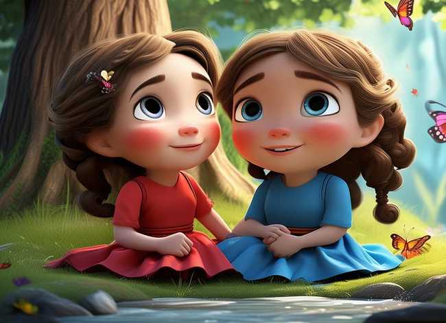 好姐妹的儿童故事，有关姐妹的故事