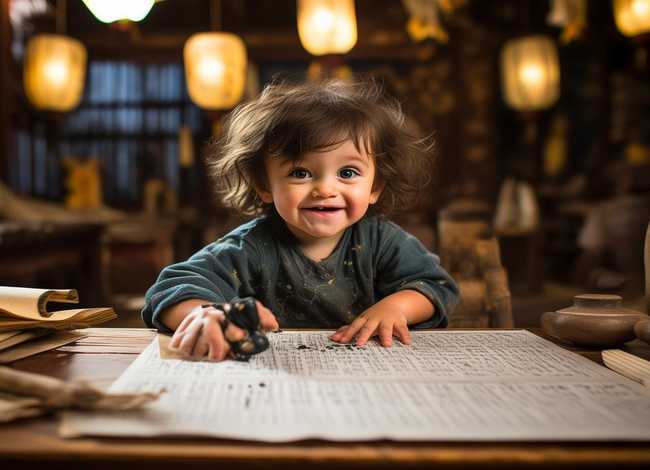 写古诗儿童的机智（幼儿学写古诗）