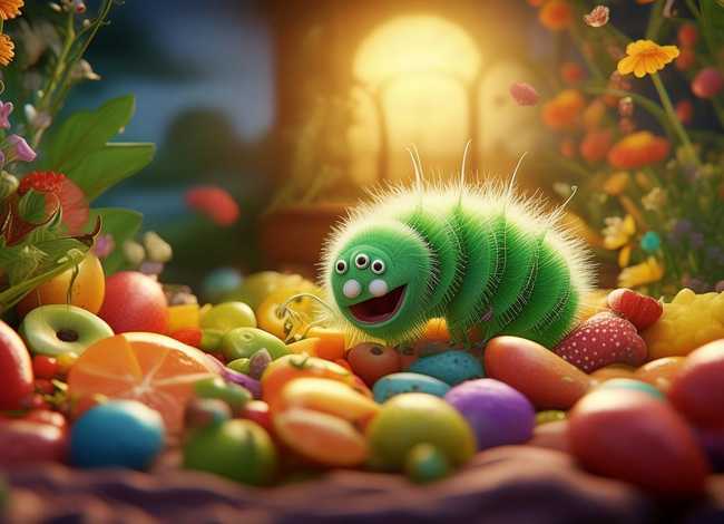 睡前故事好饿的毛毛虫；好饿的毛毛虫故事会