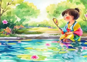 儿童版的古诗池上；池上古诗儿歌视频