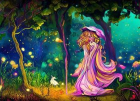 童话故事插画图片（童话故事插画图片作品欣赏）