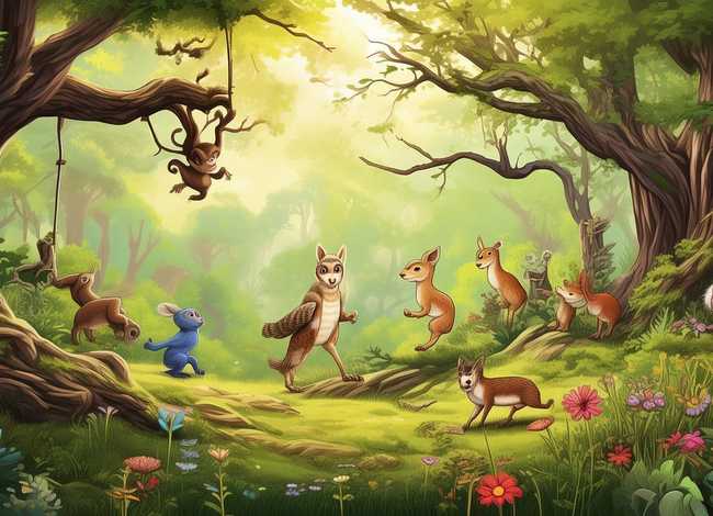 幼儿园大班森林大聚会故事 幼儿故事森林动物大聚会