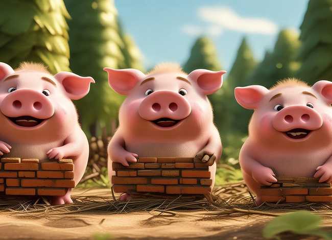 儿童故事三只小猪注音版、三只小猪注音版绘本故事图片 儿童故事三只小猪注音版、三只小猪注音版绘本故事图片