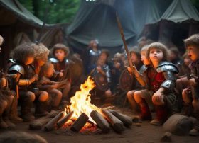 打仗的儿童故事，小朋友听打仗的故事