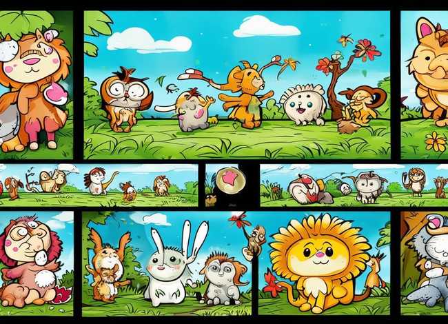 动物的故事儿童画连环画，关于动物故事的连环画怎么画