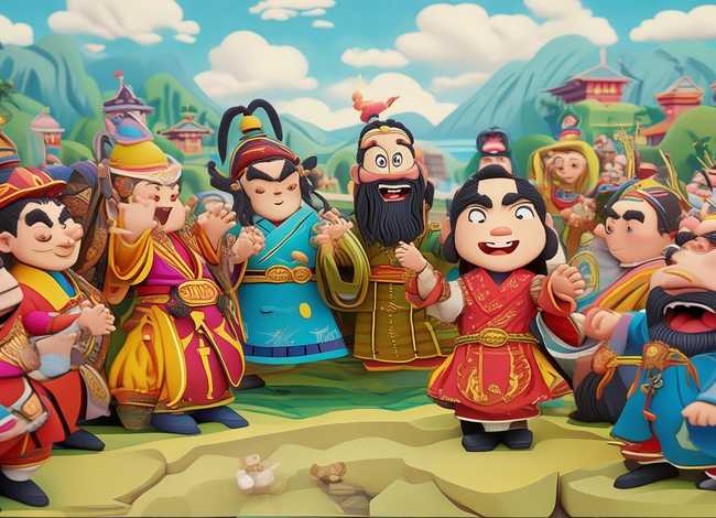 三国儿童动画片、三国儿童版动画片,卡通搞笑