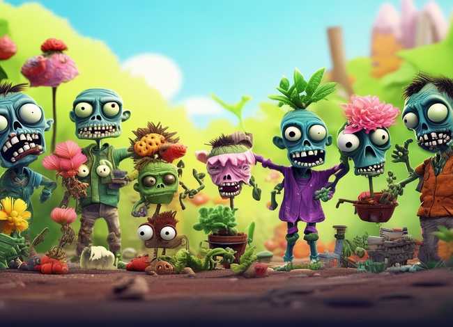 儿童植物大战僵尸植物动画片；动画片少儿植物僵尸大战