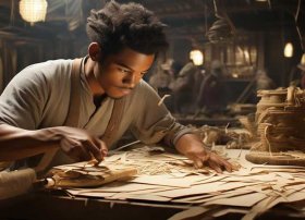 蔡伦造纸术绘本；蔡伦造纸术绘本故事