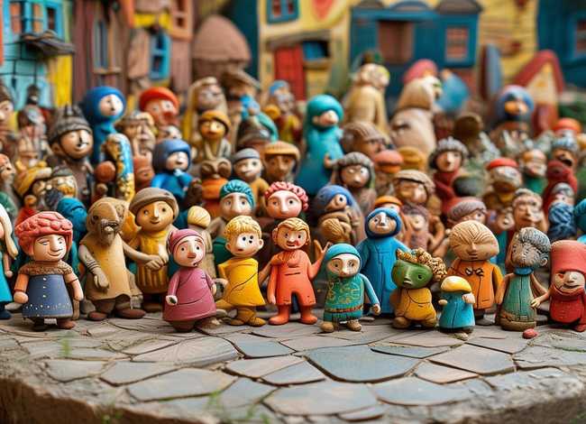 粘土手工故事，粘土手工故事大全