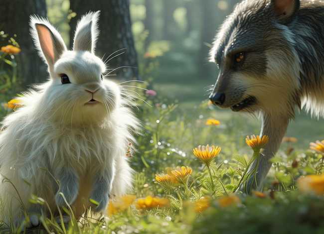 小白兔的故事完整版，大灰狼和小白兔的故事完整版