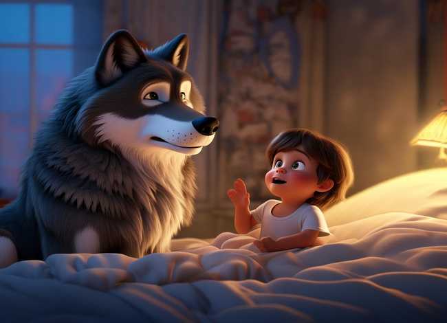 大灰狼故事视频，大灰狼的视频故事 睡前故事