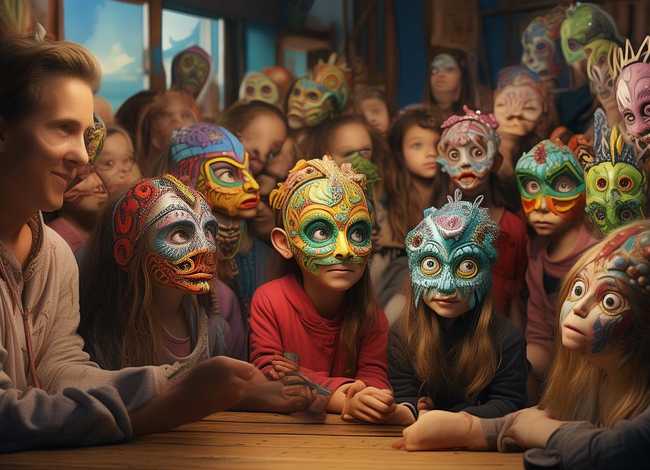 关于面具的故事小朋友（关于面具的故事小朋友可以听吗）