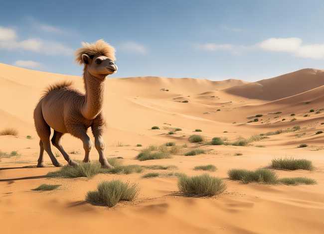 儿童故事小骆驼找妈妈（小骆驼问妈妈的故事）