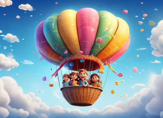热气球的故事简短儿童 - 热气球的幼儿故事 热气球的故事简短儿童 - 热气球的幼儿故事