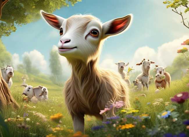 聪明的小山羊图画,聪明的小山羊图画大全 聪明的小山羊图画,聪明的小山羊图画大全