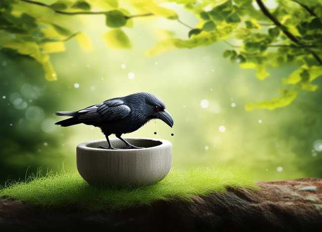 乌鸦喝水儿童故事,乌鸦喝水幼儿小故事 乌鸦喝水儿童故事,乌鸦喝水幼儿小故事