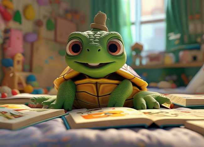 儿童睡前故事聪明的乌龟视频；幼儿故事视频聪明的小乌龟