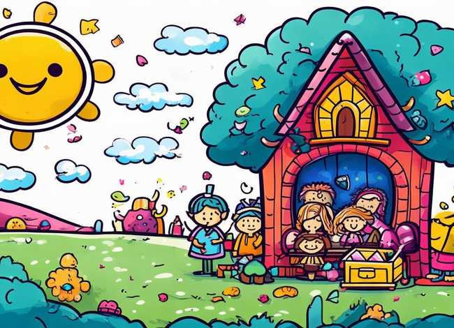 儿童故事图画，儿童故事图画简笔画