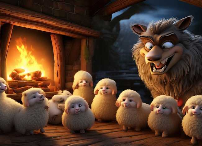 七只小羊和狼的故事 睡前故事 七只小羊和狼的故事 睡前故事视频