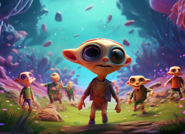 外星人儿童故事视频 - 幼儿外星人故事