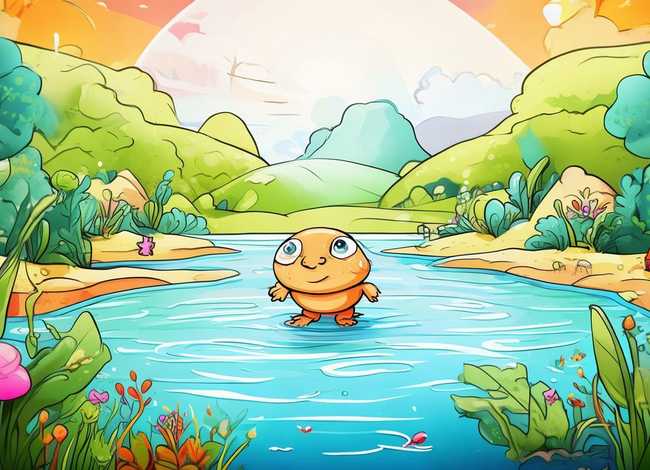 儿童故事小蝌蚪找妈妈简笔画绘本完整可以打印、小蝌蚪找妈妈故事绘本完整图片 简笔画