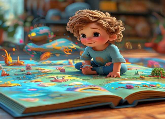 儿童故事带图案；带图案的故事书儿童