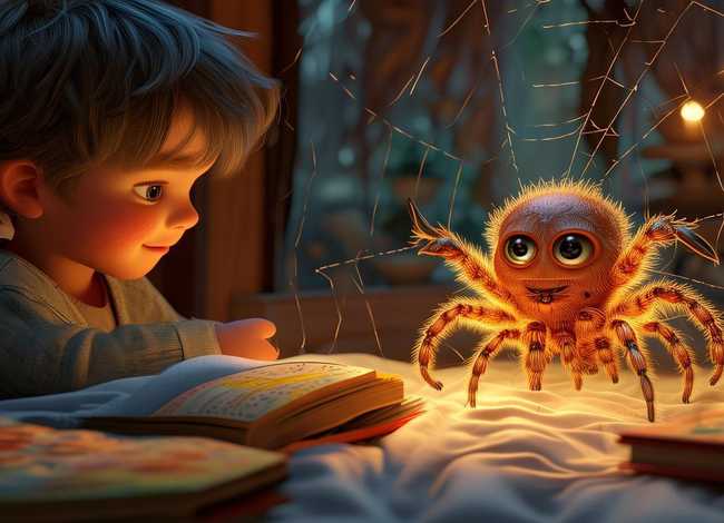 儿童睡前经典故事蜘蛛；大蜘蛛的睡前故事