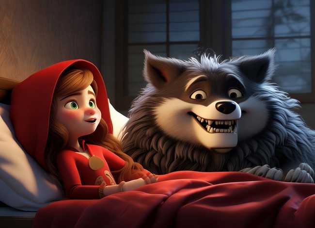 大灰狼小红帽的故事睡前 - 大灰狼小红帽的故事睡前故事