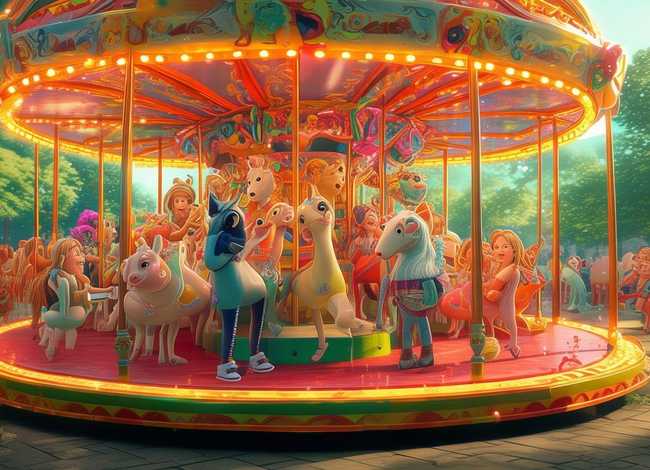 旋转木马儿童故事（旋转木马的幼儿小故事）
