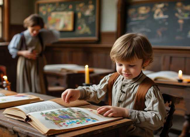 世界上第一本带有插画儿童故事书、世界上第一本带有插图的教科书