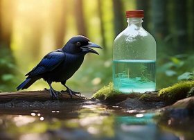 儿童故事乌鸦喝水3-6岁 幼儿故事乌鸦喝水的故事