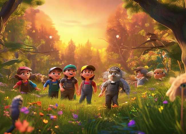 儿童故事森林探险 - 幼儿园森林探险故事