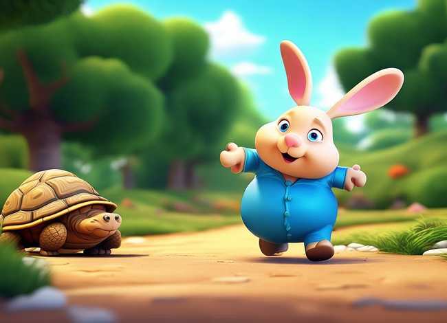 故事儿童画、故事儿童画龟兔赛跑 故事儿童画、故事儿童画龟兔赛跑