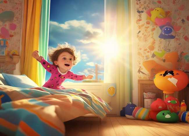 小孩起床故事；小孩起床故事视频