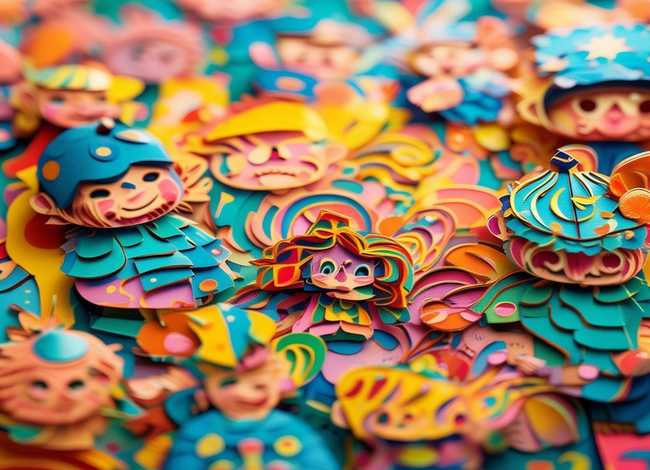 动画儿童图片（动画儿童图片剪纸大全可爱版）