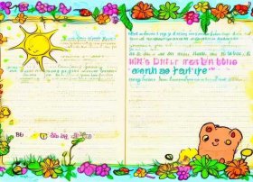 儿童图文并茂日记图片 儿童图文并茂日记图片大全