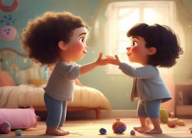 儿童的睡前故事爱打妈妈的小孩；爱打人的小孩故事