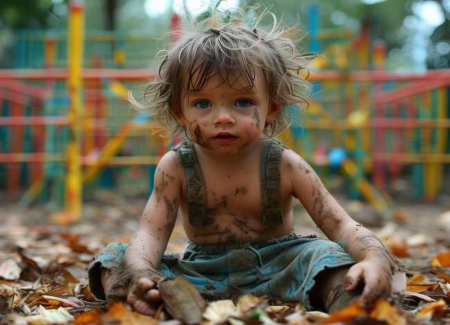 脏兮兮的儿童故事，儿童脏兮兮的图片