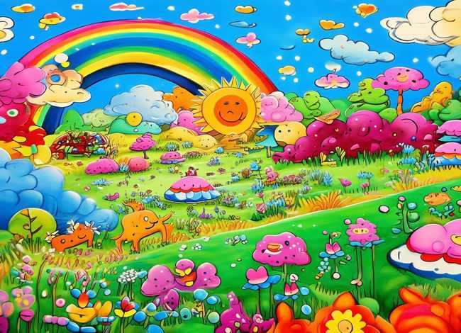 小孩子看的儿童画，小孩子看的儿童画作品