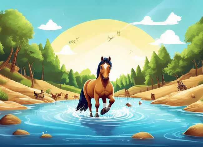 故事大全 小马过河 故事大全 小马过河图片 故事大全 小马过河 故事大全 小马过河图片