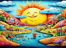 儿童绘画小故事带图 - 幼儿绘画小故事图画